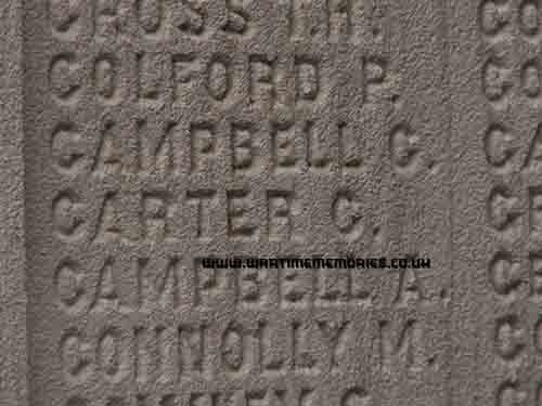 Inscription Litherland Memorial